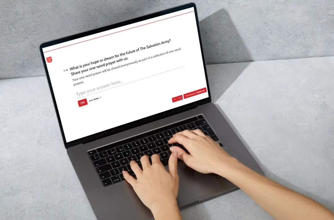 A photo of someone filling in the form