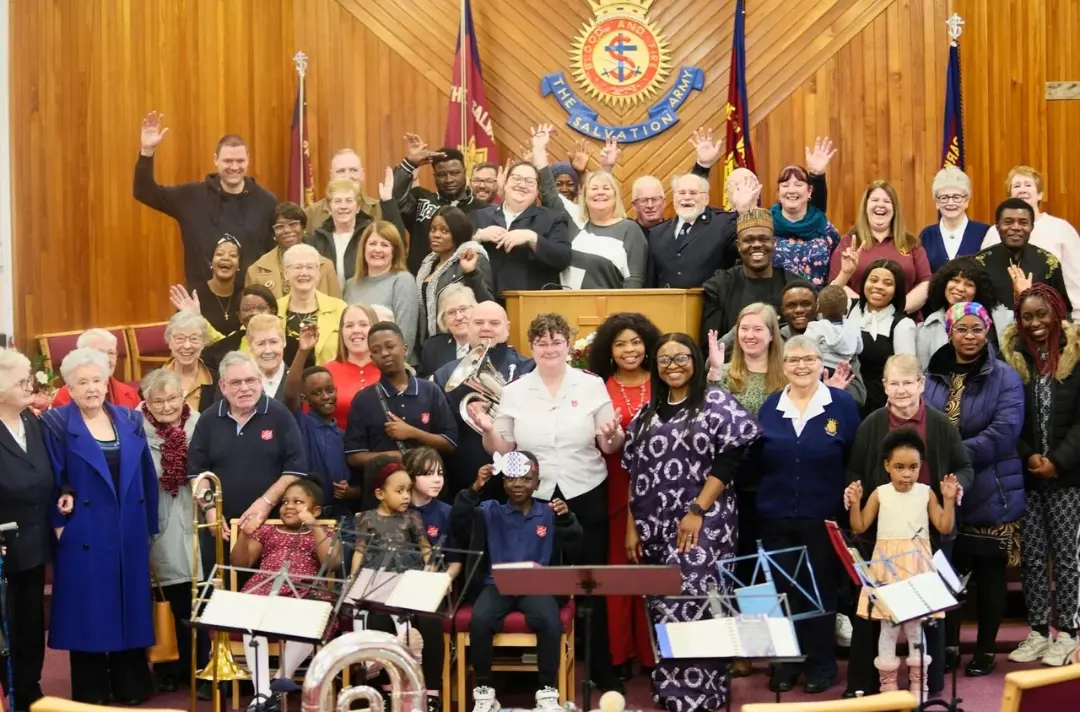 A group photo shows members of Parkhead Corps.