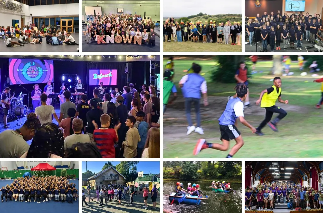 Ten photos show the cohorts of each summer school.