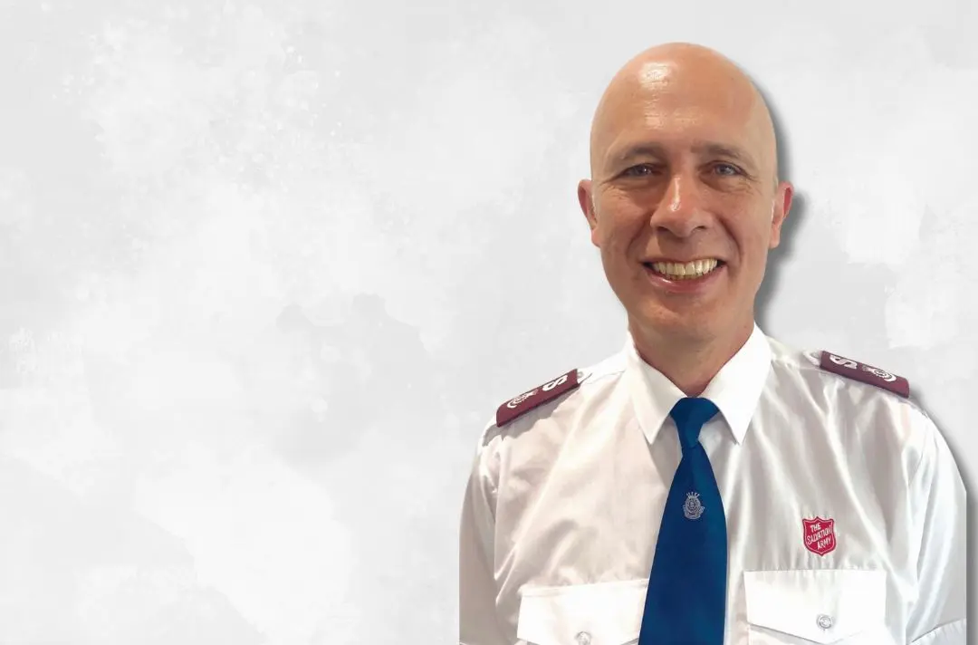 A photo of Gordon Cotterill in Salvation Army uniform