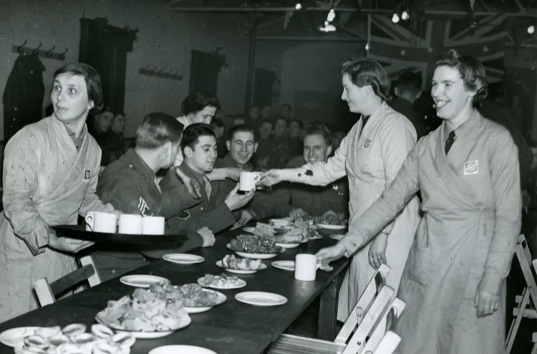 A Christmas party put on by The Salvation Army in East Dereham in Norfolk