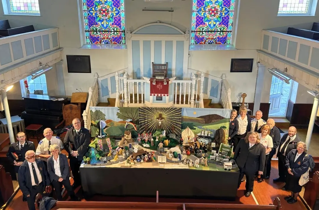 A photo shows an ecumenical event at Abergavenny.