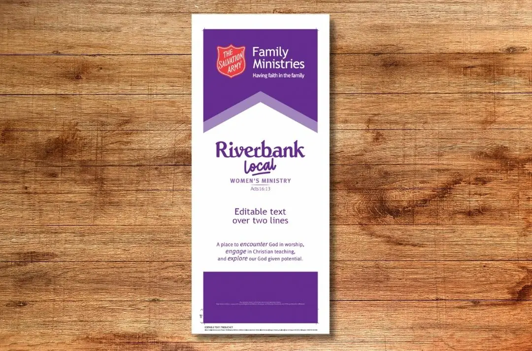 A photo of the Riverbank Local banner