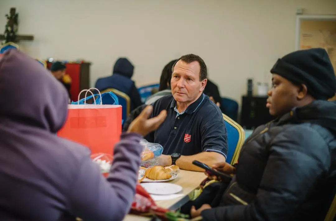 Conversation at a Salvation Army Corp