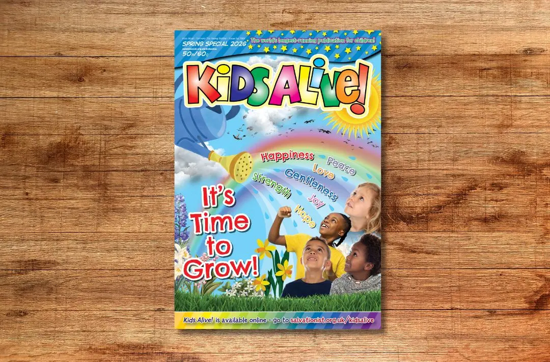 The front cover of the 2026 Kids Alive! Spring special