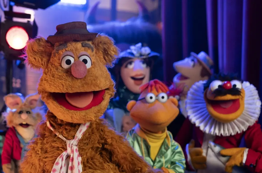 A photo shows some of the Muppets.