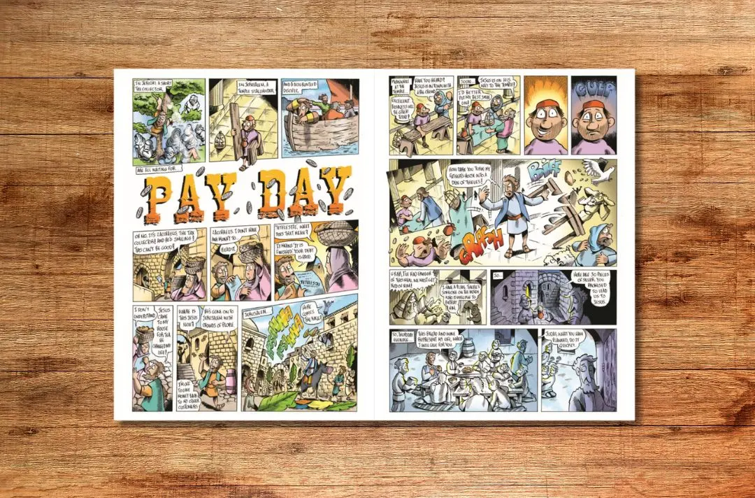 Kids Alive! Easter comic strip: Pay Day | Salvationist