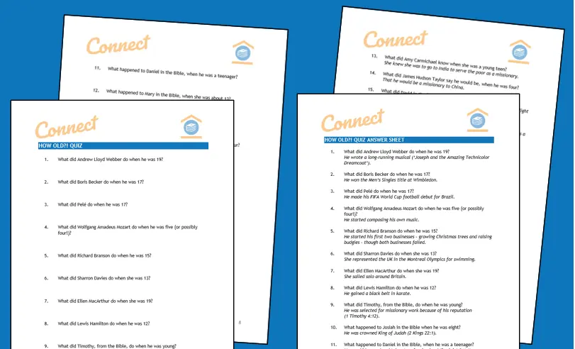 quiz sheets