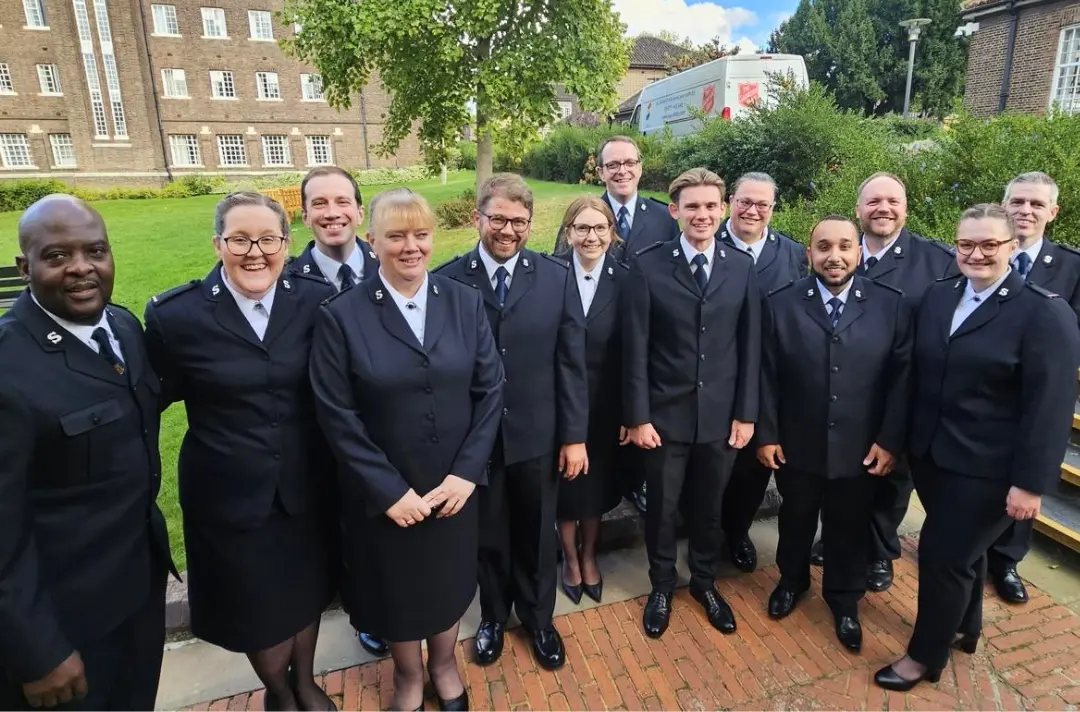 A photo shows the cadets of the Proclaimers of Transformation session.
