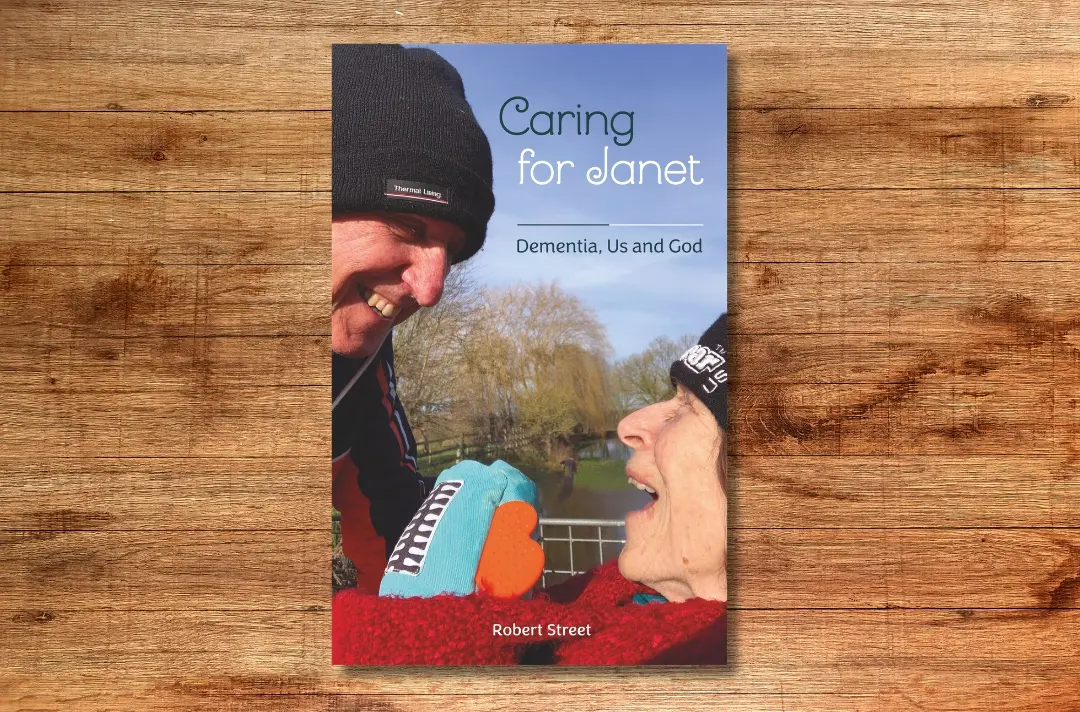 The front cover of the book 'Caring for Janet' by Robert Street