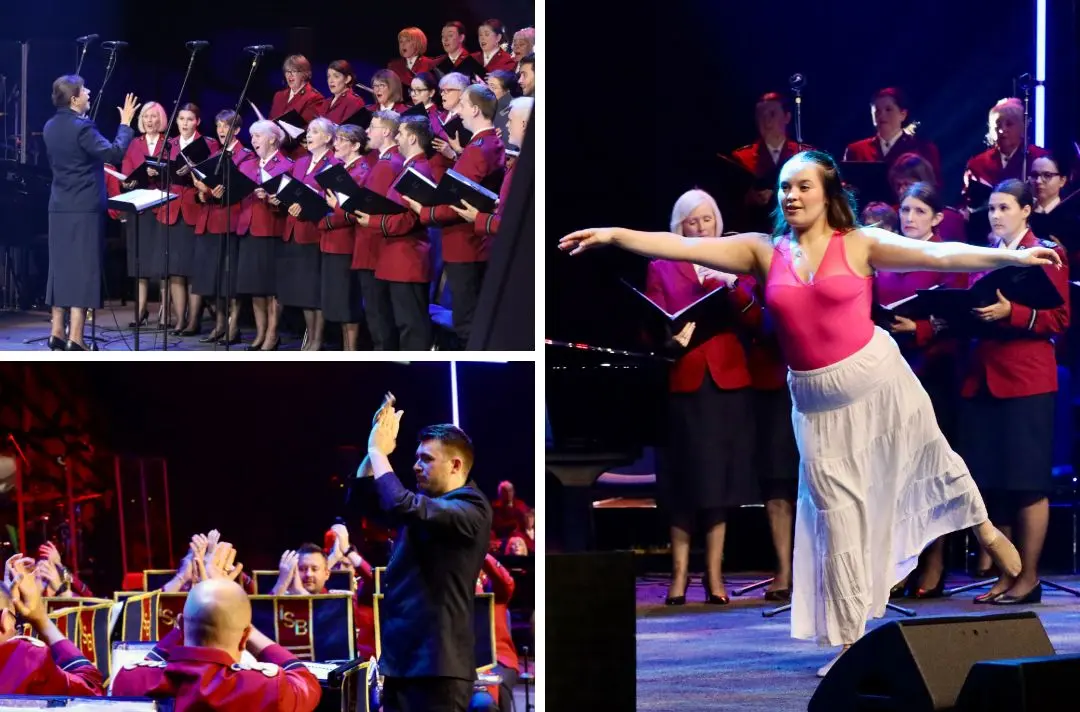 The International Staff Band, MACA Dance and the International Staff Songsters in concert