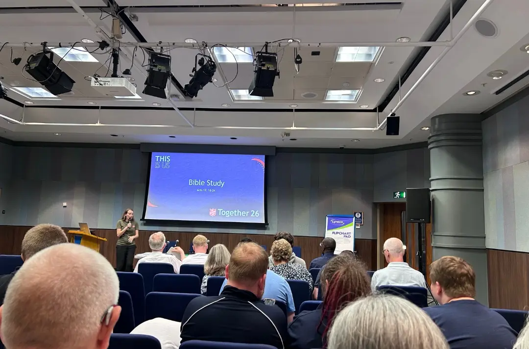 An image from the Bible study session at Together 26