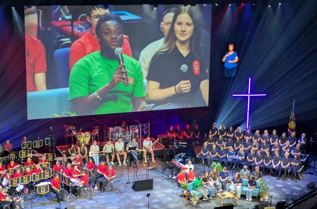 Caleb (Hadleigh Temple) and Tilly (Stepney) on the God Date Podcast 