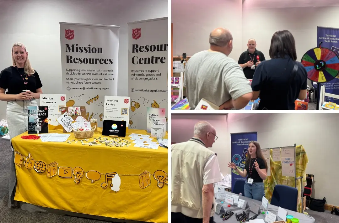 A collage of photos of teams in the engagement space at Together 26