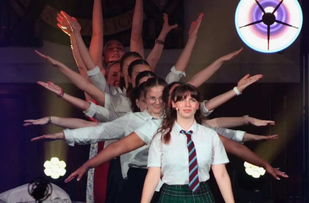 A photo shows a musical theatre performance at Territorial Music School 2026.