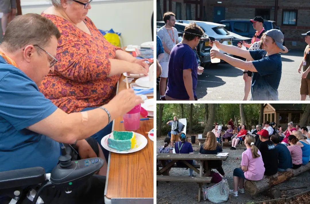 Three photos show scenes from the enabled Summer Extravaganza 2026.