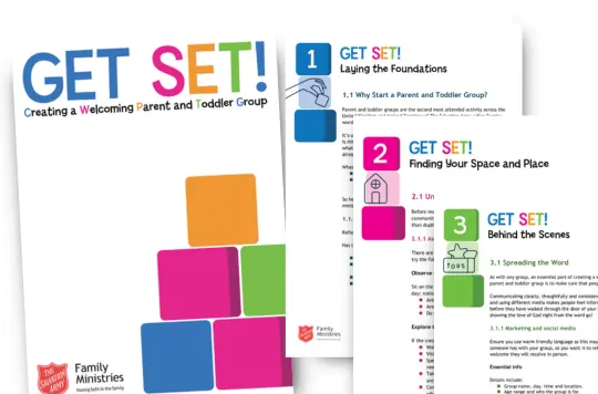 a colourful guide with cartoon drawings