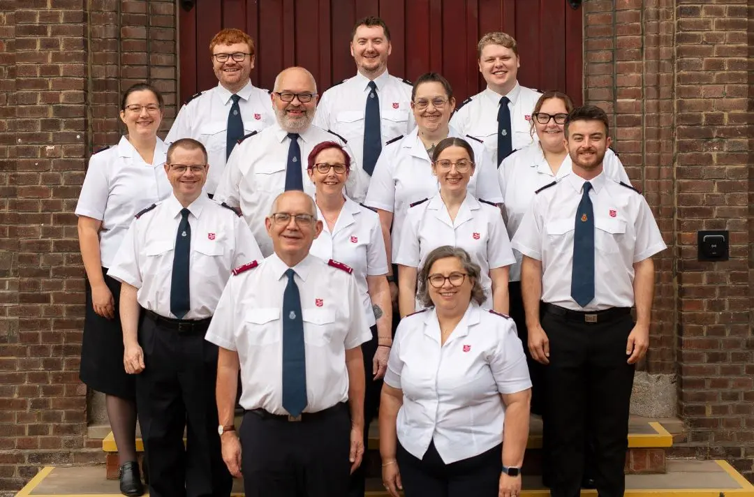 A group photo of the Rescued session of cadets.