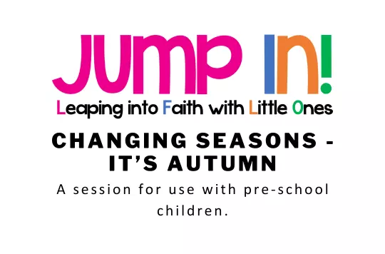 Jump in logo with text underneath