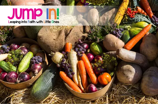 photo of fruit and vegetables including carrots and onions