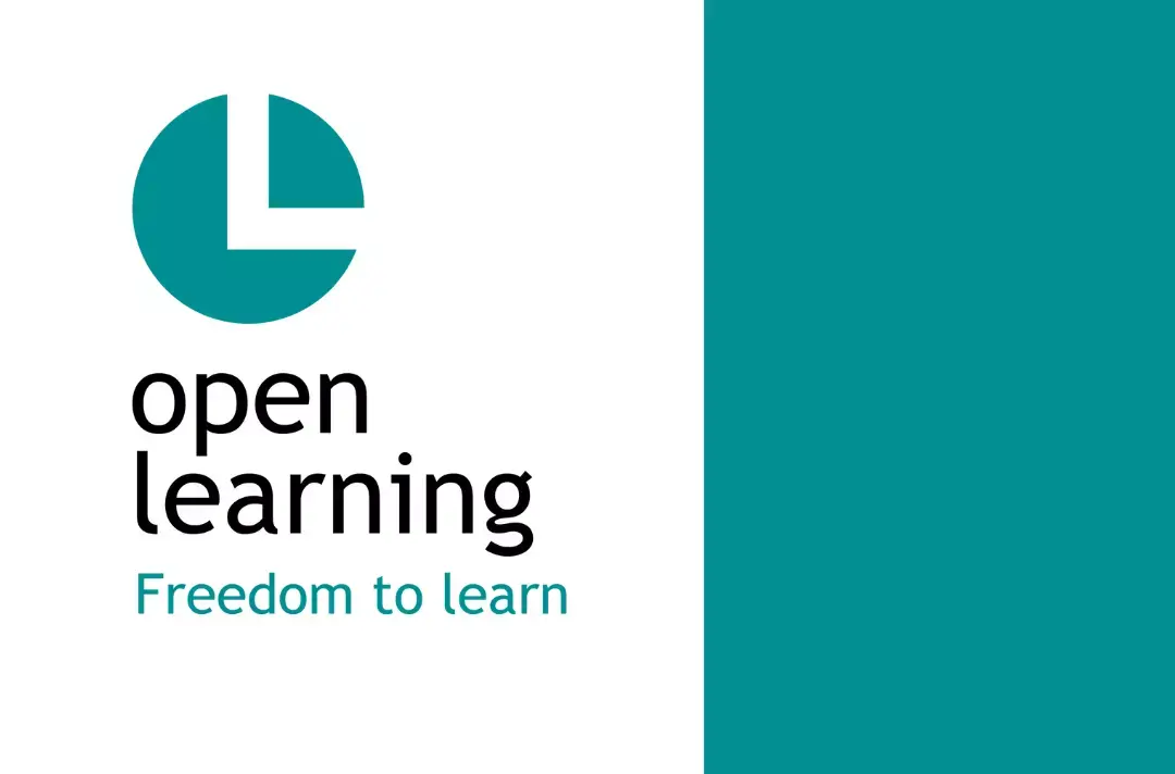 A graphic displays the Open Learning logo above the text: Open Learning. Freedom to learn.