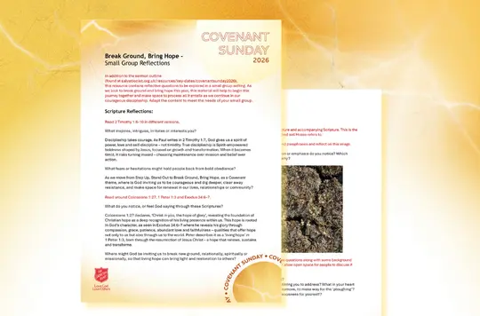 yellow background with sample document