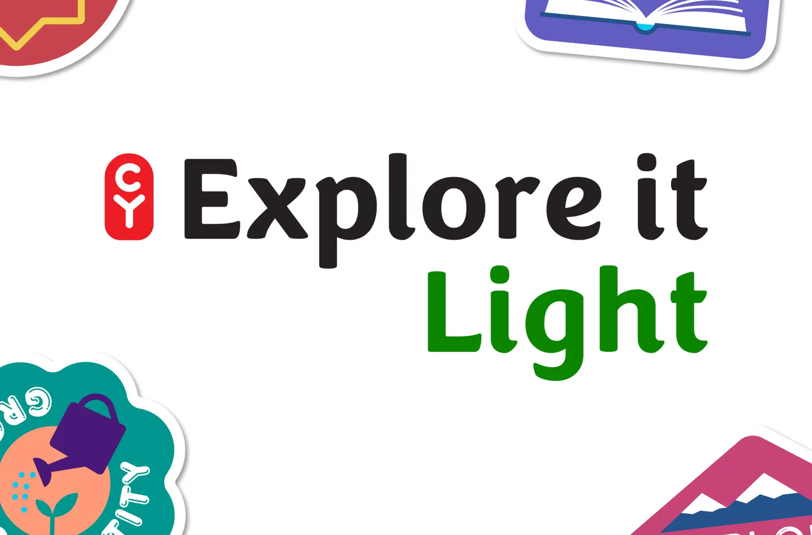 the words 'Explore it Light' in black and green on a white background