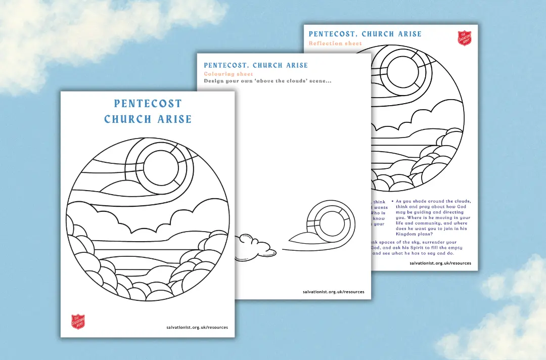 Resource preview on a blue cloud background