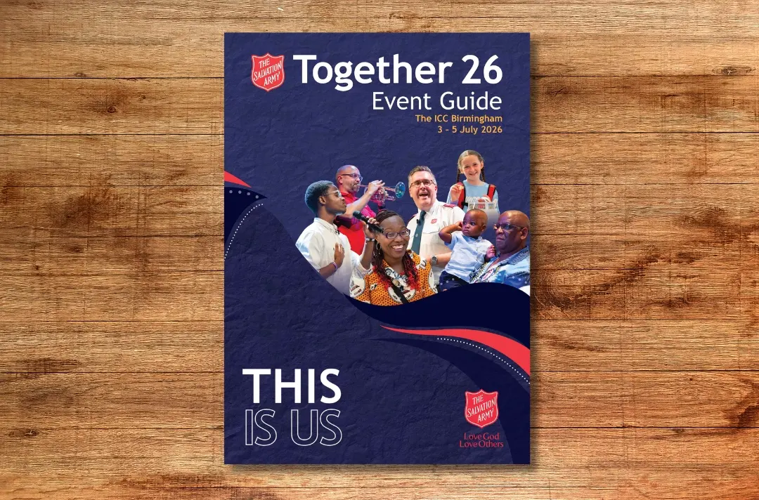 A image of the frontpage of the Together 26 event guide