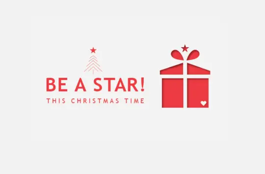 grey background with be a star
