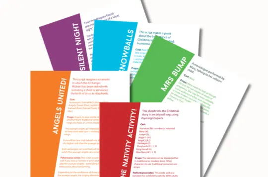 white background with sample scripts