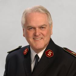 A photo of General Shaw Clifton in Salvation Army uniform