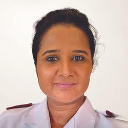A photo of Nazia Yousaf in Salvation Army uniform