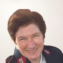 A photo of Sara Chagas in Salvation Army uniform
