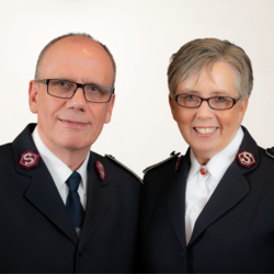 A photo of Commissioners Anthony and Gill Cotterill
